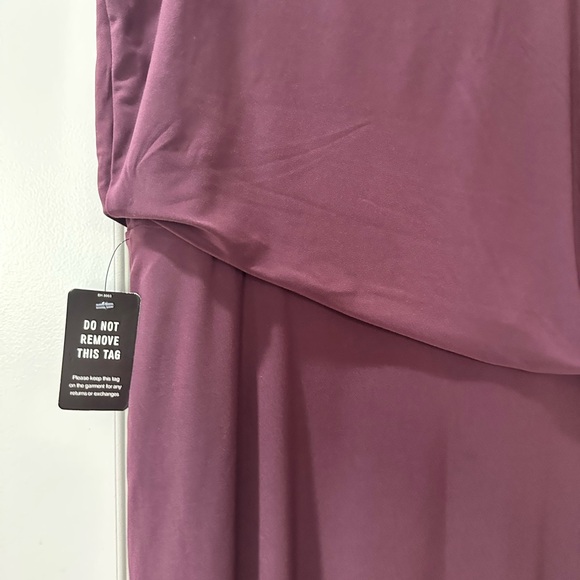 Express Elegant Purple Draped Dress - Size Medium - Picture 10 of 10